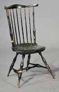 Painted Fanback Windsor Side Chair