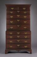 Chippendale Spanish Brownpainted Maple Chestonchest