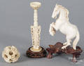 Chinese carved ivory horse