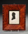 Silhouette Portrait of Isaac Reynolds