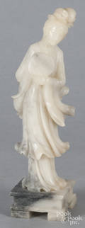 Chinese carved hardstone Guanyin