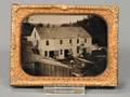 Sixthplate Ambrotype of the Charles Thorndike Box Manufactory at North Weare New Hampshire