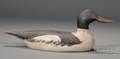 Folk Carved Merganser Duck Decoy