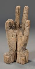 Carved Wooden Hand