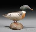 Jess Blackstone Miniature Carved and Painted Redbreasted Merganser Figure