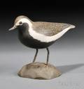 Jess Blackstone Miniature Carved and Painted Golden Plover Figure