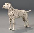 Carved and Painted Wood Dalmatian Dog Figure