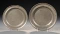 Two Pewter Plates