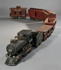 Eightcar Scratchbuilt Painted Wood Toy Train