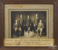 Large cabinet photo of the  Champion candle pin team of Northern New York  1912 to 1915