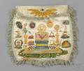 Handpainted Silk Masonic Apron