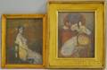 Joseph Henry Boston American 18601954 Two Pastels of Seated Women