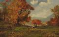 William M Hart American 18231894 Golden Autumn