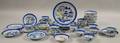 Thirtysix Pieces of Chinese Export Porcelain Cantontype Tableware