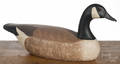 Contemporary carved and painted Canada goose decoy