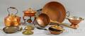 Group of Copper Kitchen and Cookware