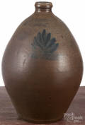New York stoneware merchant jug