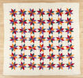 Vibrant patchwork star quilt