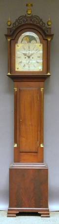 Tiffany  Co Mahogany Grandfather Clock