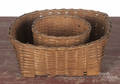 Unusual splint doublebasket sewing basket