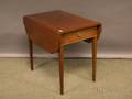 Federal Mahogany Dropleaf Pembroke Table with End Drawer