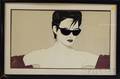 Patrick Nagel American 19451984 Woman in Sunglasses