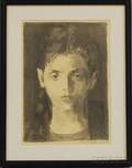 Raphael Soyer American 18991987 Portrait of a Woman