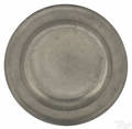 New York pewter deep dish ca 1785
