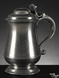 Philadelphia pewter tankard ca 1780