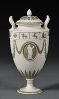 Wedgwood Threecolor Jasper Vase and Cover