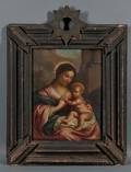 French School 19th Century Madonna and Child Italian 16th Century Style