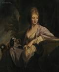 Manner of Francis Cotes British 17261770 Portrait of a Woman with an English Toy Spaniel