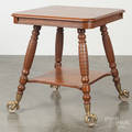 Oak splay leg table