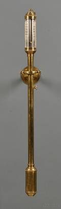 Brass Marine Stick Barometer