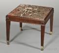 George III Marbletop Mahogany Square Stand