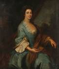 School of William Hogarth British 16971764 Portrait of Margaret Peg Woffington