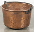 Copper apple butter kettle