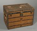 Louis Vuitton Woodstrapped Clothbound Steamer Trunk