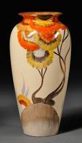 Clarice Cliff Bizarre Ware Vase