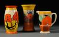 Three Clarice Cliff Tableware Items