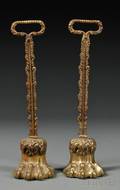 Pair of Georgian Brass Doorstops