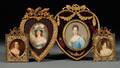 Four Framed Portrait Miniatures