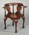 Marquetry Corner Chair