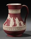Wedgwood Crimson Jasper Dip Etruscan Jug