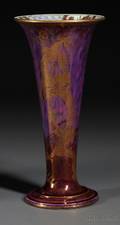 Wedgwood Dragon Lustre Trumpet Vase