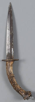 Stag handled knife 19th c