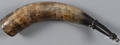 Contemporary scrimshaw powder horn