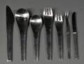 Georg Jensen Stainless Flatware Set and a Modern Fruit Set