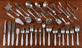 228piece Allan Adler Sterling Flatware Set