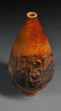 Edwin and Mary Scheier Pottery Vase